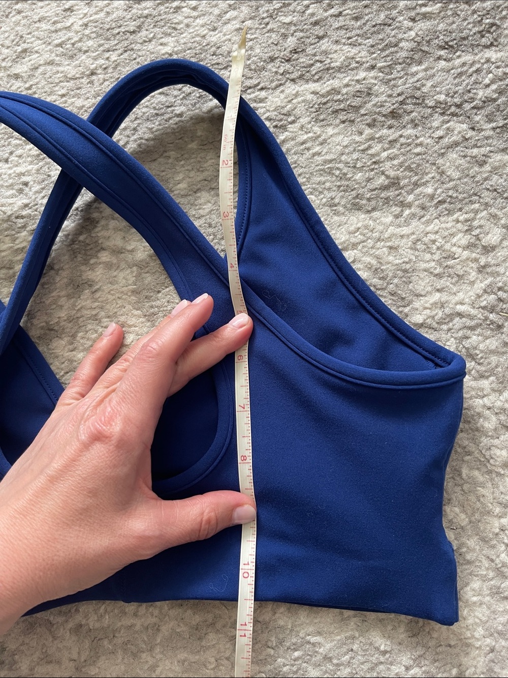 LSKD Stamina cross back check Sports Bra cobalt blue small - Picture 6 of 6